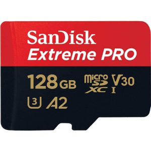 کارت حافظه SanDisk 128GB Extreme PRO UHS-I U3 microSDXC