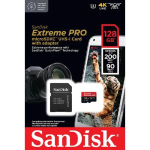 کارت حافظه SanDisk 128GB Extreme PRO UHS-I U3 microSDXC